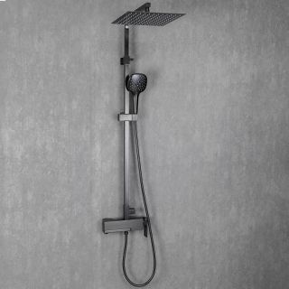 Душевая стойка Gappo G2417-9 оружейная сталь